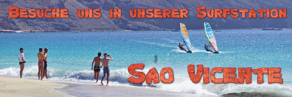 Kapverden Sao Vicente Windsurfen