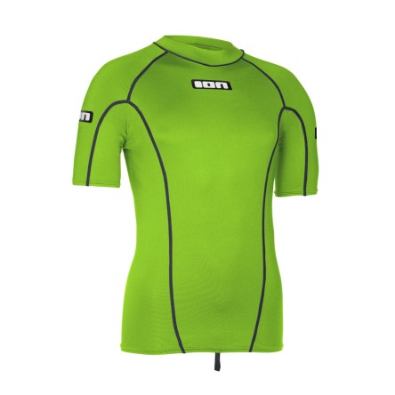 ION Rashguard Men Promo SS lime green