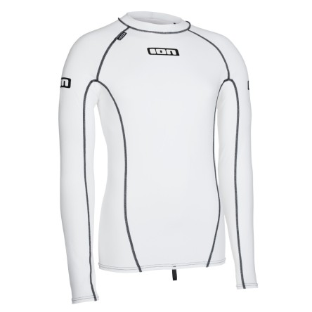 ION Rashguard Men Promo LS weiss - Gr. XS