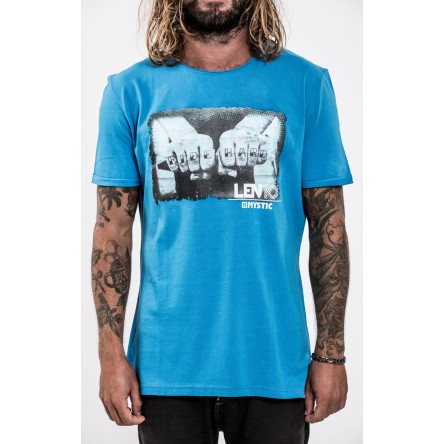 Mystic T-shirt Len 10 cloud blue