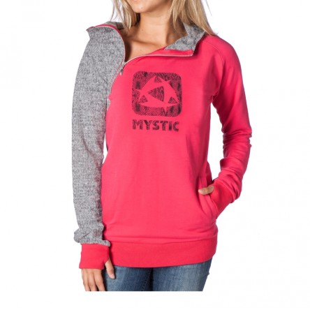 Mystic Hooded Zip Sweat Squeez rot - Gr.XS