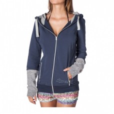 Mystic Hooded Zip Sweat Snug blau